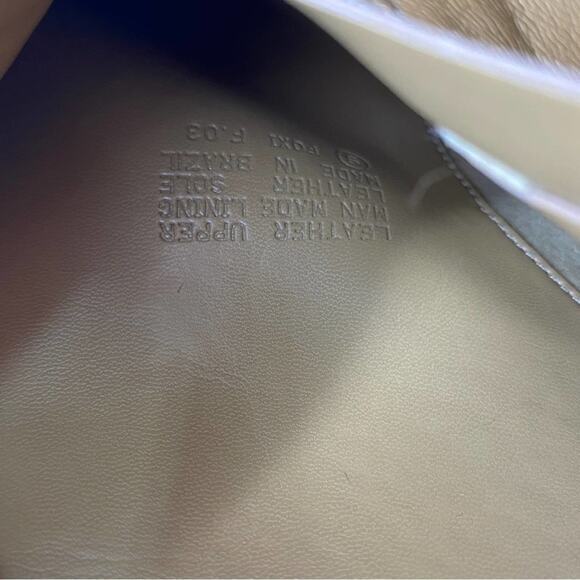 Antonio Melani leather glove fit fur camel color heel booties - Picture 10 of 10